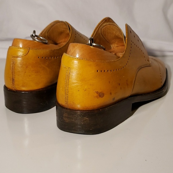 Men's BALLY wingtip derby shoes US size 9 - Picture 4 of 7